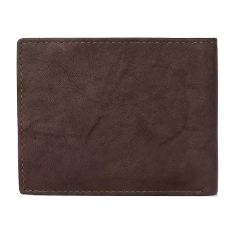 J. Buxton Credit Card Billfold Mens Rfid Blocking Bifold Wallet