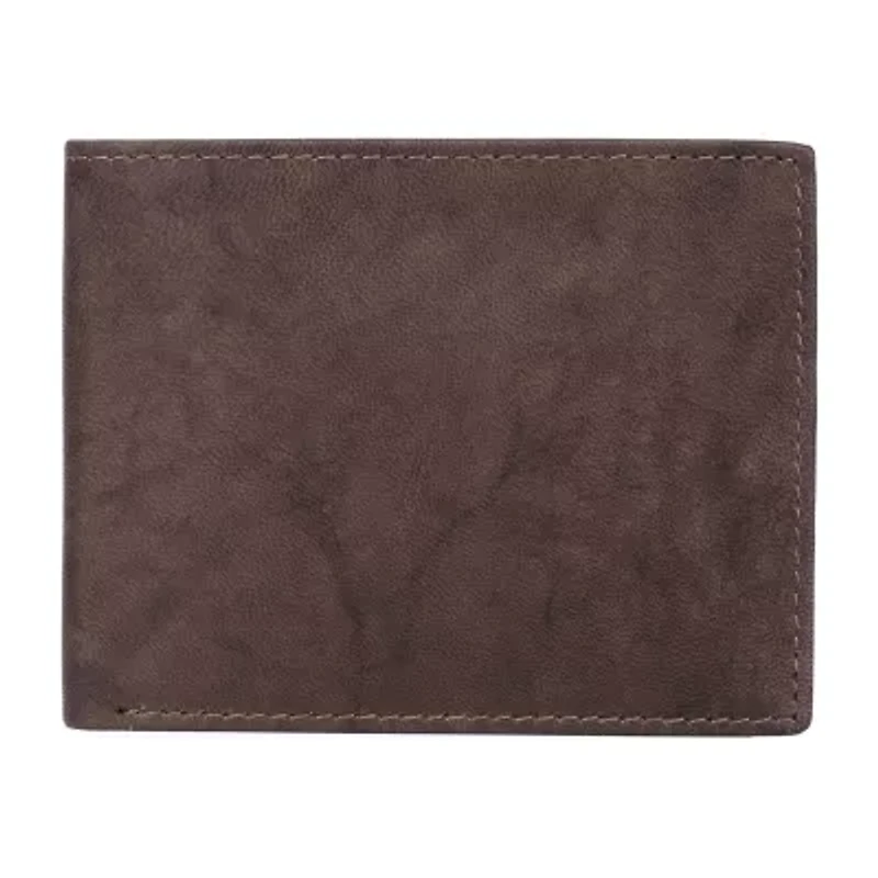 J. Buxton Credit Card Billfold Mens Rfid Blocking Bifold Wallet