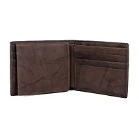 J. Buxton Credit Card Billfold Mens Rfid Blocking Bifold Wallet