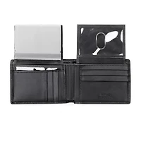 J. Buxton Dopp Double Id Billfold Mens Rfid Blocking Bifold Wallet