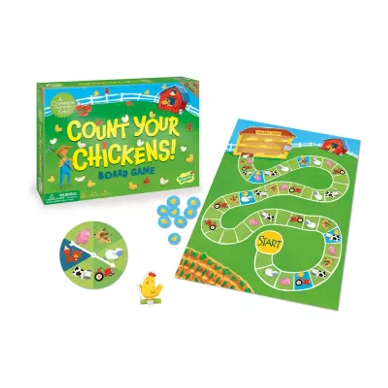 Peaceable Kingdom Count Your Chickens Cooperative Board Game Board Game