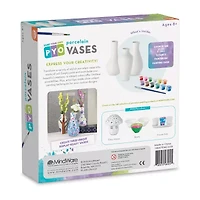 MindWare Paint Your Own Porcelain Vases