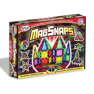 Popular Playthings MagSnaps 48 Piece Set