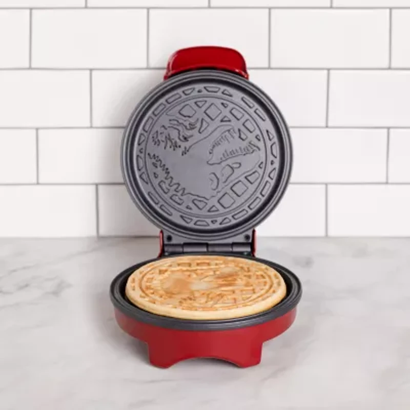 Uncanny Brands Jurassic Park Waffle Maker -  T-Rex on Your Waffles - Waffle Iron