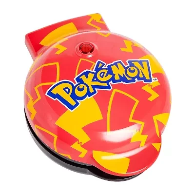 Uncanny Brands Pokémon Pikachu Mini Waffle Maker - Pokémon Kitchen Appliance