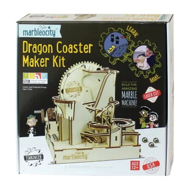 Play Monster Marbleocity - Dragon Coaster Maker Kit Table Game