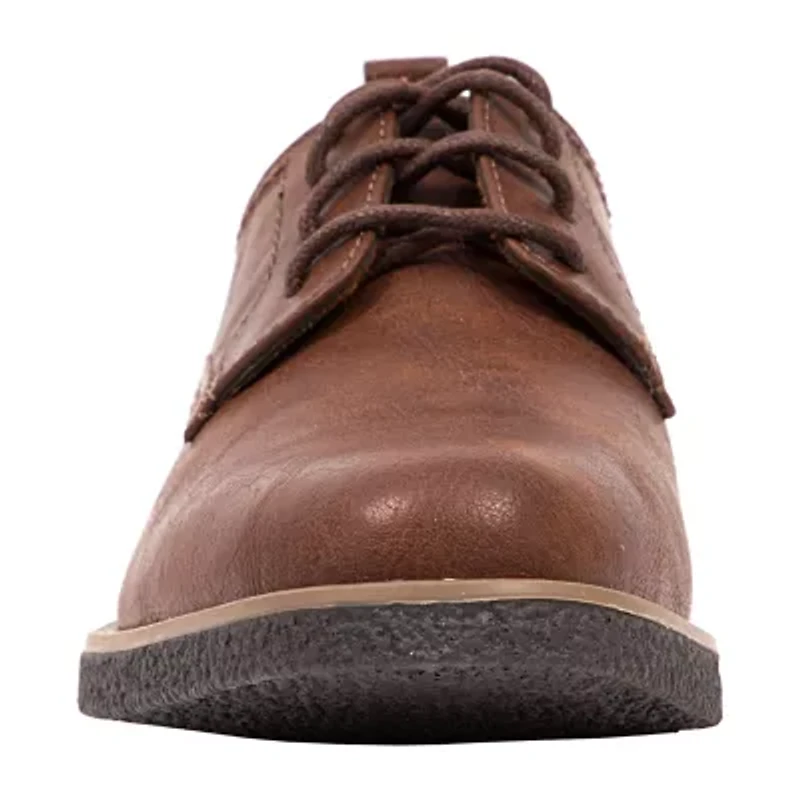 Deer Stags Zander Little & Big Kid Boys Round Closed Toe Oxford Shoes