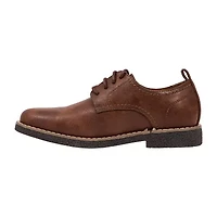 Deer Stags Zander Little & Big Kid Boys Round Closed Toe Oxford Shoes
