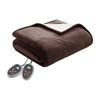 Woolrich Heated Plush To Berber Electric Midweight Blanket