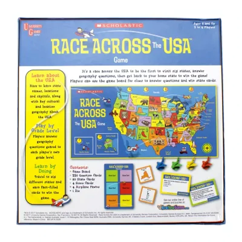 University Games Scholastic - Race Across the USAGame