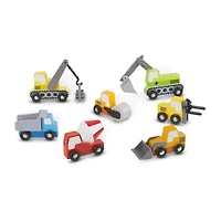 Melissa & Doug Wooden Construction Site Vehicles