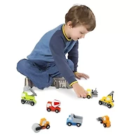 Melissa & Doug Wooden Construction Site Vehicles