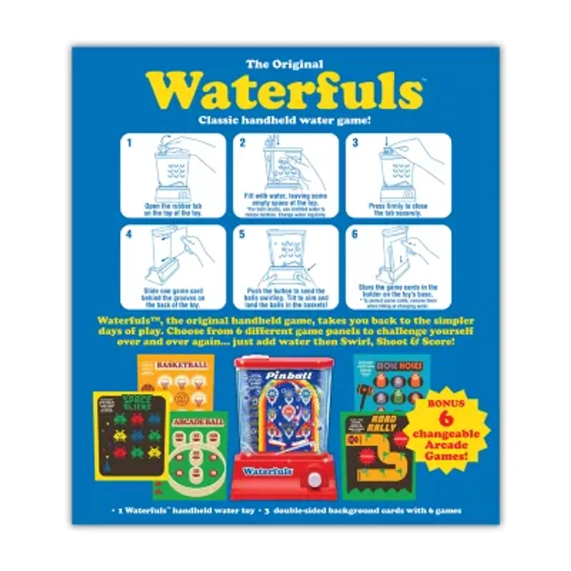 The Original Waterfuls - Classic Handheld Water Game Table Game