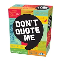 Outset Media Dont Quote Me Party Game Board Game