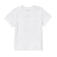 Okie Dokie Toddler & Little Boys Crew Neck Short Sleeve T-Shirt