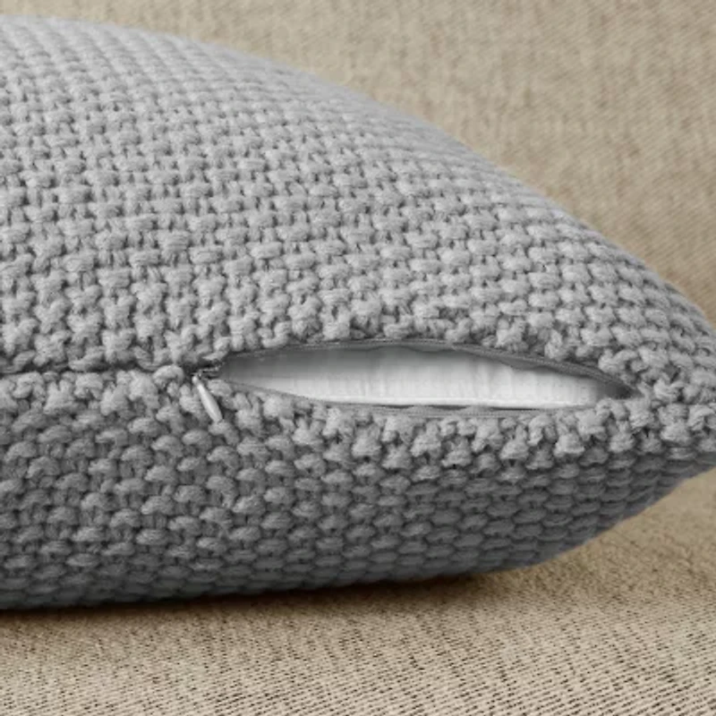 INK + IVY Bree Knit Square Pillow Cover