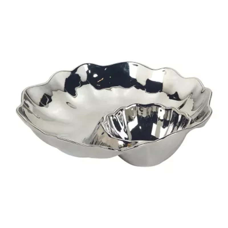 Certified International Silver Coast Porcelain Chip & Dip Set