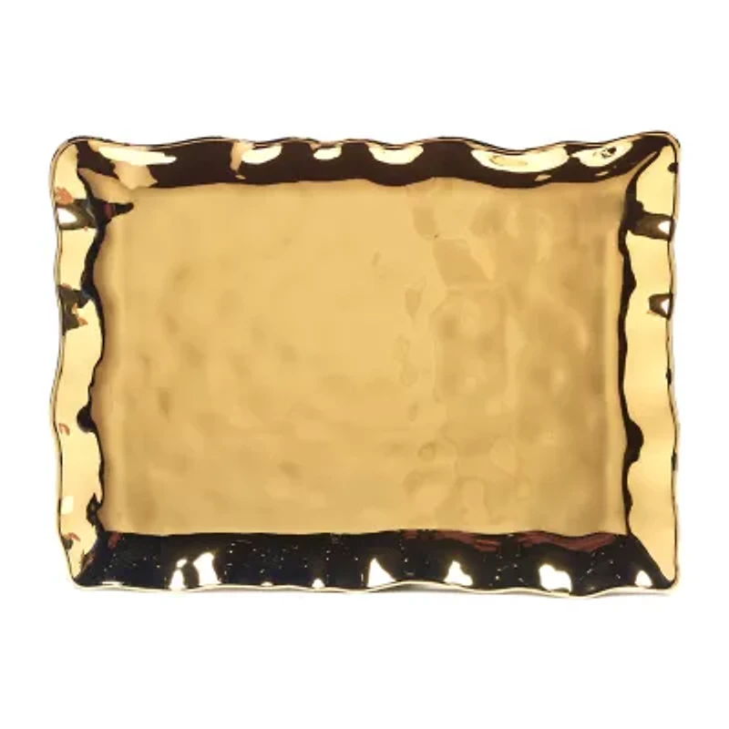 Certified International Gold Coast Porcelain Serving Platter
