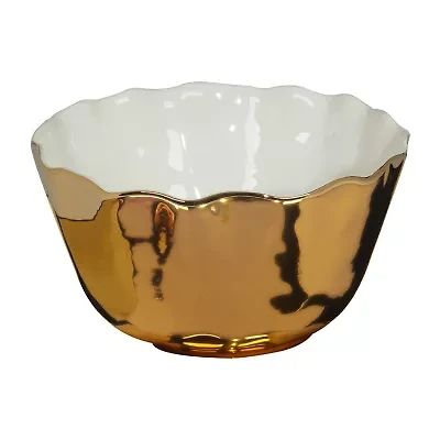 Certified International Gold Coast Porcelain Serving Bowl