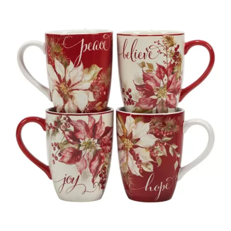 Certified International Winters Joy 16-pc. Earthenware Dinnerware Set