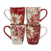 Certified International Winters Joy 16-pc. Earthenware Dinnerware Set