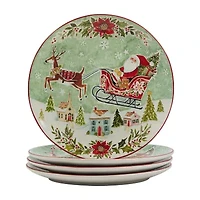 Certified International Joy Of Christmas 16-pc. Earthenware Dinnerware Set