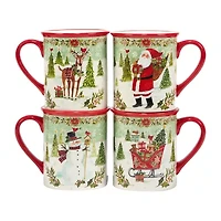 Certified International Joy Of Christmas 16-pc. Earthenware Dinnerware Set
