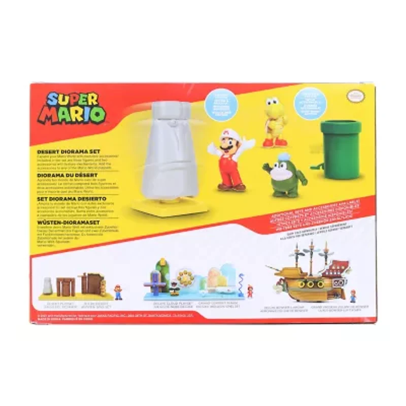 Super Mario 2.5 Inch Desert Plains Diorama Toy Playset