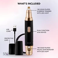 Spa Sciences Aiva Epilator – Facial Hair Remover & Eyebrow Trimmer