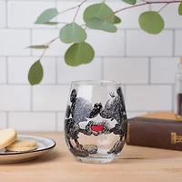 Disney Collection Mickey & Minnie 20 Oz Glass Juice Glass