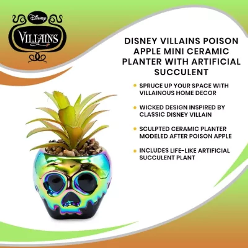 Disney Collection Poison Apple Mini Planter