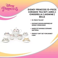 Disney Princess 13 Piece Ceramic Tea Set