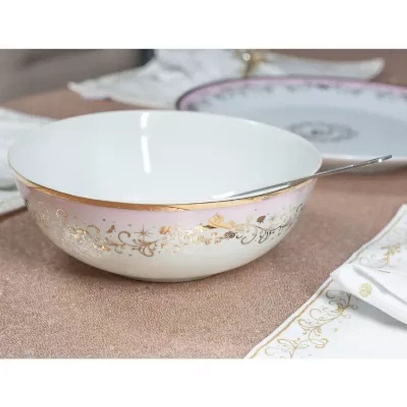 Disney Collection Princess 10.5 Inch Serving Bowl Ceramic Dinnerware Set