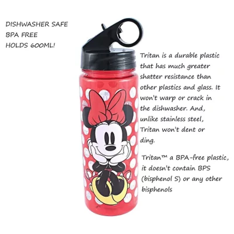 Disney Collection Minnie Mouse 20 Oz. Water Bottle