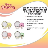 Disney Princess 16 Piece Dinnerware Set
