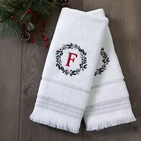 Skl Home Wreath Monogram Letter A 2-pc. Hand Towel
