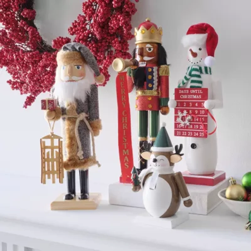 North Pole Trading Co. 7in Santa Christmas Nutcracker