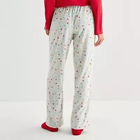 Sleep Chic Womens Fleece Pajama Pants With Sock
