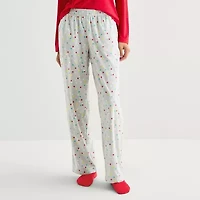 Sleep Chic Womens Fleece Pajama Pants With Sock