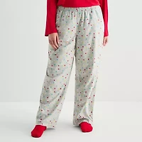Sleep Chic Womens Fleece Pajama Pants With Sock