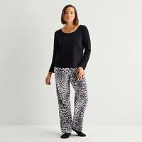 Liz Claiborne Womens Long Sleeve 4-pc. Pajama Sets