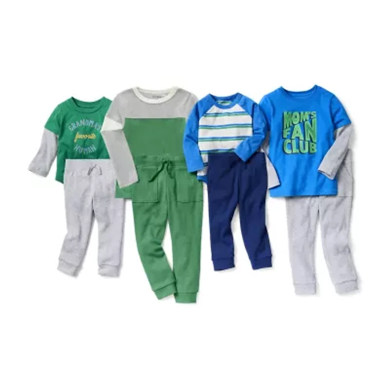 Okie Dokie Toddler & Little Boys Crew Neck Long Sleeve Regular Fit Thermal Top