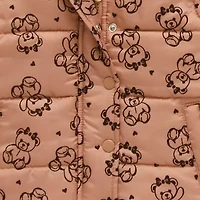 Little Lass Teddy Bear Vest Toddler Girls 3-pc. Legging Set