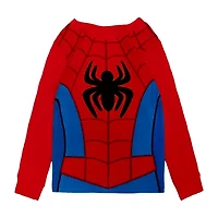 Disney Collection Toddler Boys Spiderman Crew Neck Long Sleeve 4-pc. Pajama Sets