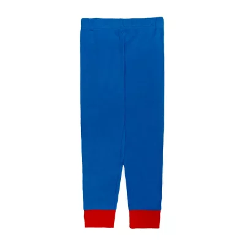 Disney Collection Toddler Boys Spiderman Crew Neck Long Sleeve 4-pc. Pajama Sets