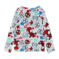 Disney Collection Toddler Boys Spiderman Crew Neck Long Sleeve 4-pc. Pajama Sets