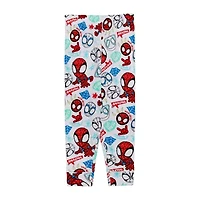 Disney Collection Toddler Boys Spiderman Crew Neck Long Sleeve 4-pc. Pajama Sets