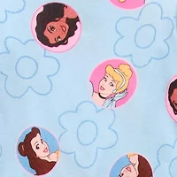 Disney Collection Toddler Girls Princess Crew Neck Long Sleeve 4-pc. Pajama Sets