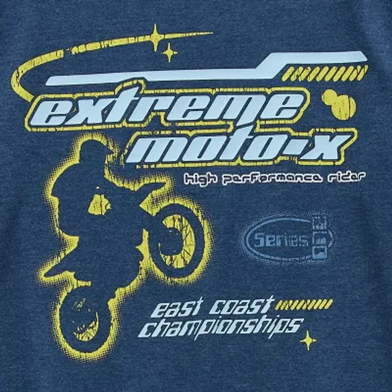 Thereabouts Little & Big Kid Boys Crew Neck Long Sleeve Regular Fit Graphic T-Shirt