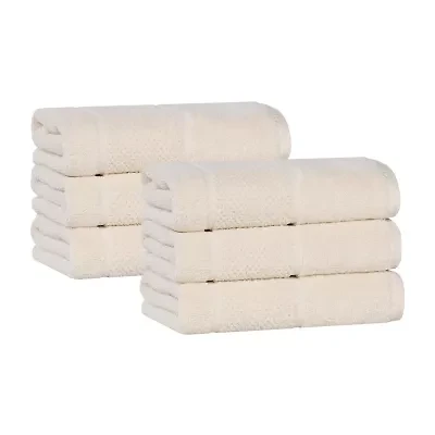 SUPERIOR® Mile Collection | 80% Cotton 20% Viscose 6-pc. Solid Hand Towel